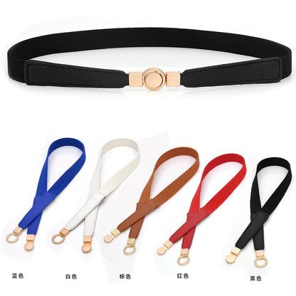 Elastic elastic metal waist chain