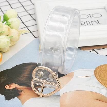 Resin plastic transparent belt