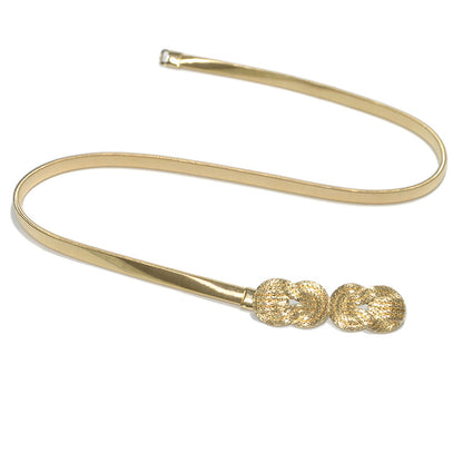 Big cloud elastic spring chain waist chain