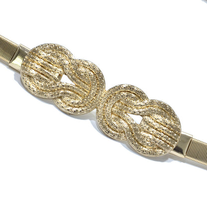 Big cloud elastic spring chain waist chain