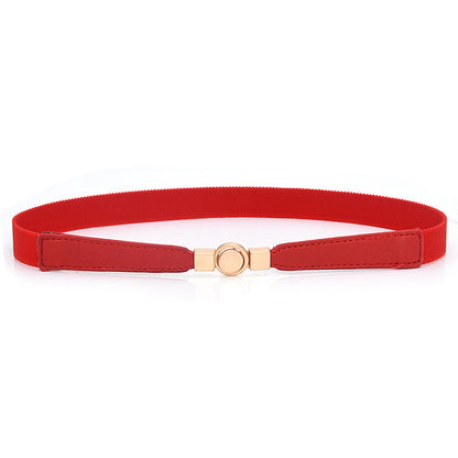 Elastic elastic metal waist chain