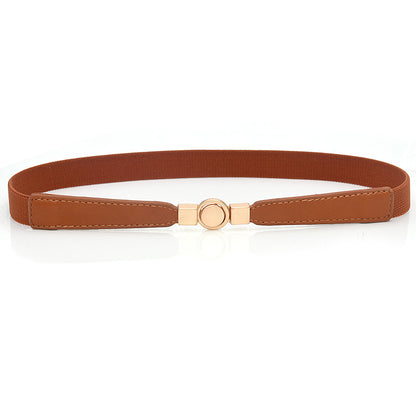 Elastic elastic metal waist chain