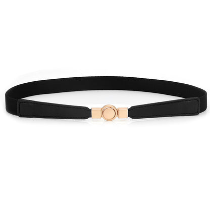 Elastic elastic metal waist chain