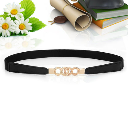 fashion Elastic thin belt women's skirt