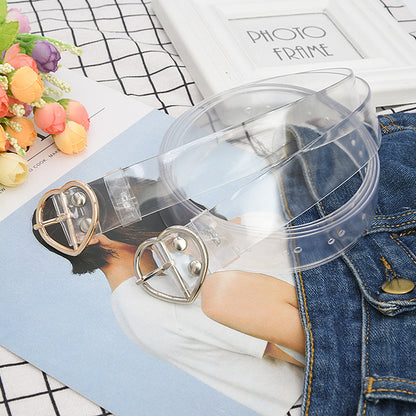 Resin plastic transparent belt