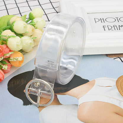 Resin plastic transparent belt