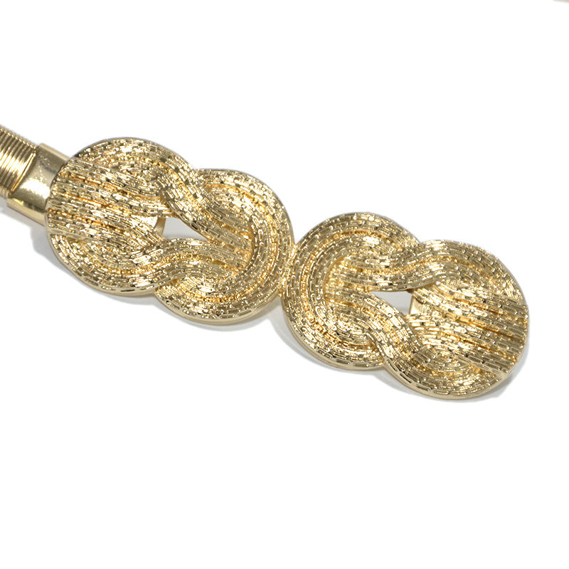 Big cloud elastic spring chain waist chain