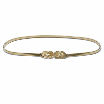 Big cloud elastic spring chain waist chain