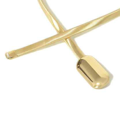 Button head elastic spring waist chain