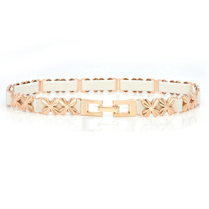 Four-leaf clover waist chain women's fine Korean version