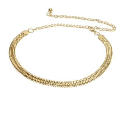 Simple women's metal waist chain wholesale
