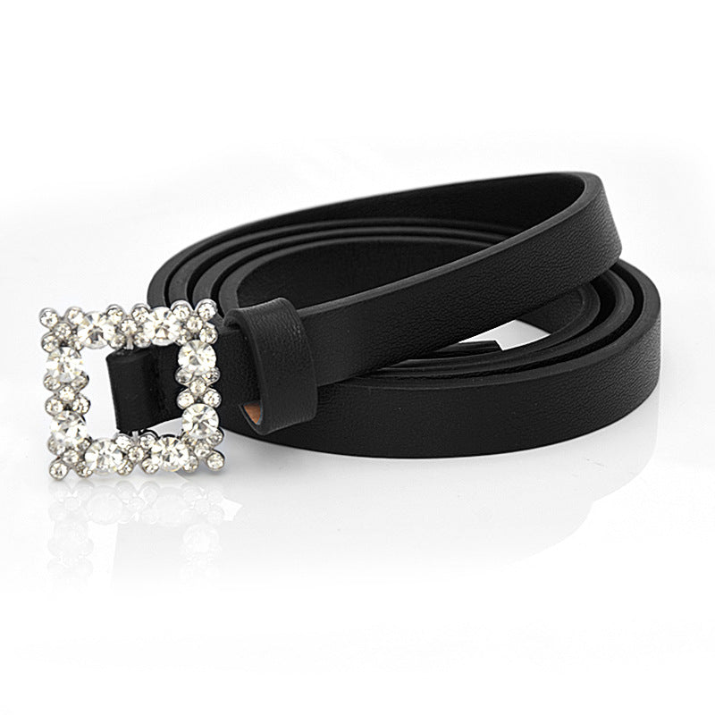 Popular women's decorative thin belt