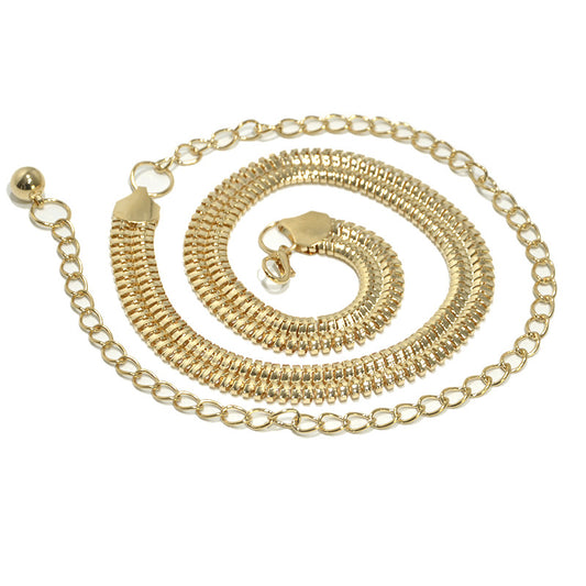 Simple women's metal waist chain wholesale
