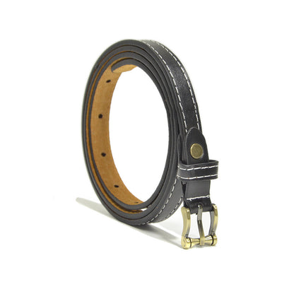Sewing thread pin buckle thin belt