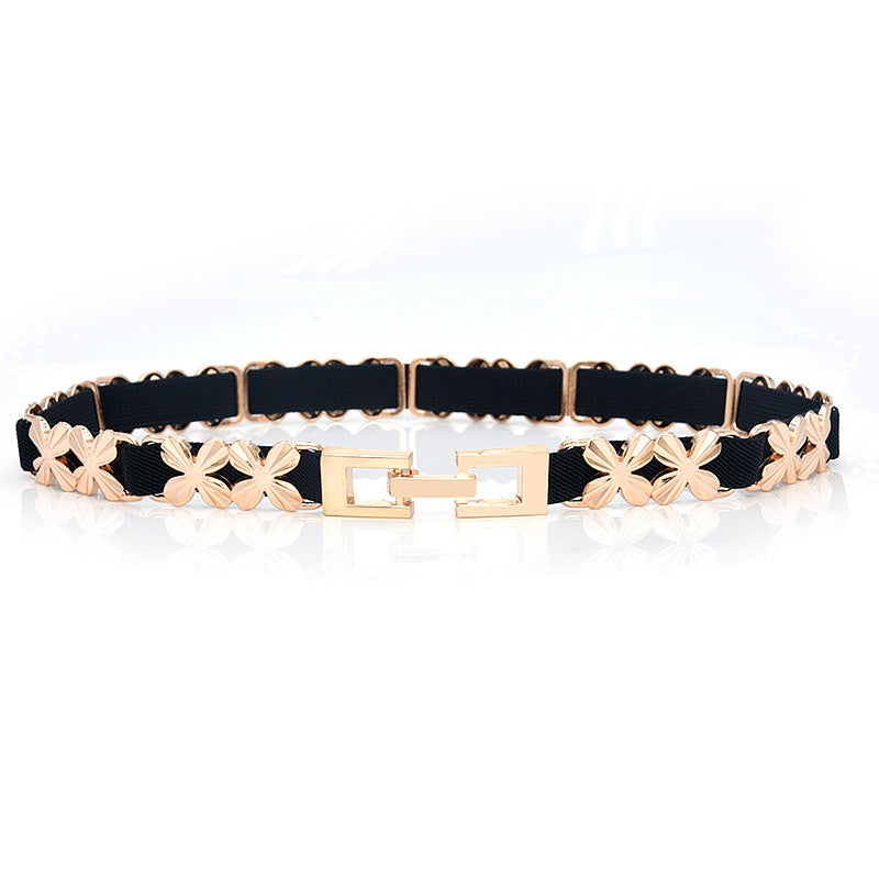 Four-leaf clover waist chain women's fine Korean version