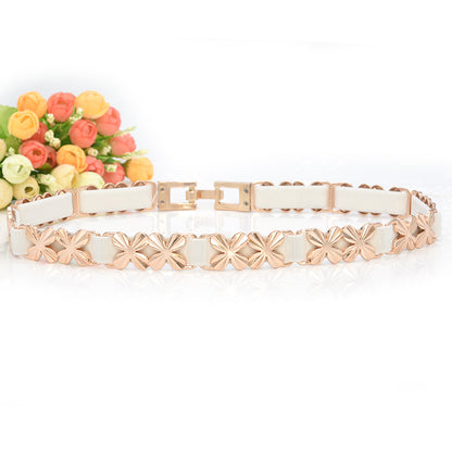 Four-leaf clover waist chain women's fine Korean version