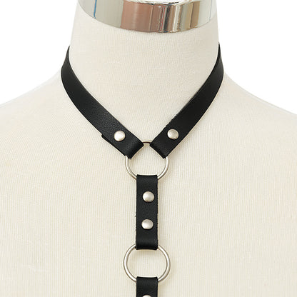 Sexy sex bondage collar belt