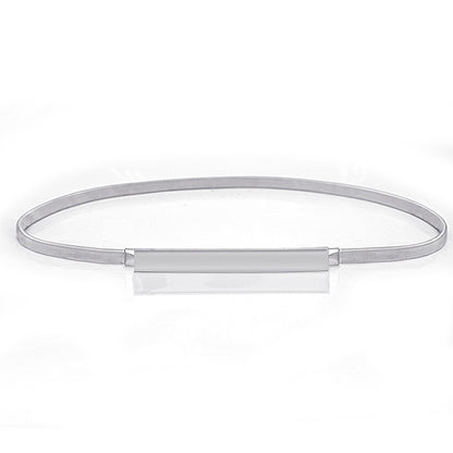 Elastic thin belt women
