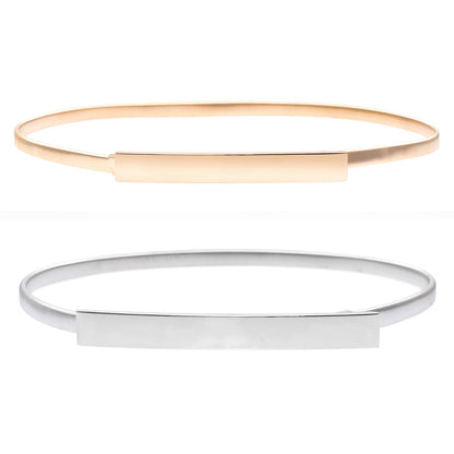 Elastic thin belt women