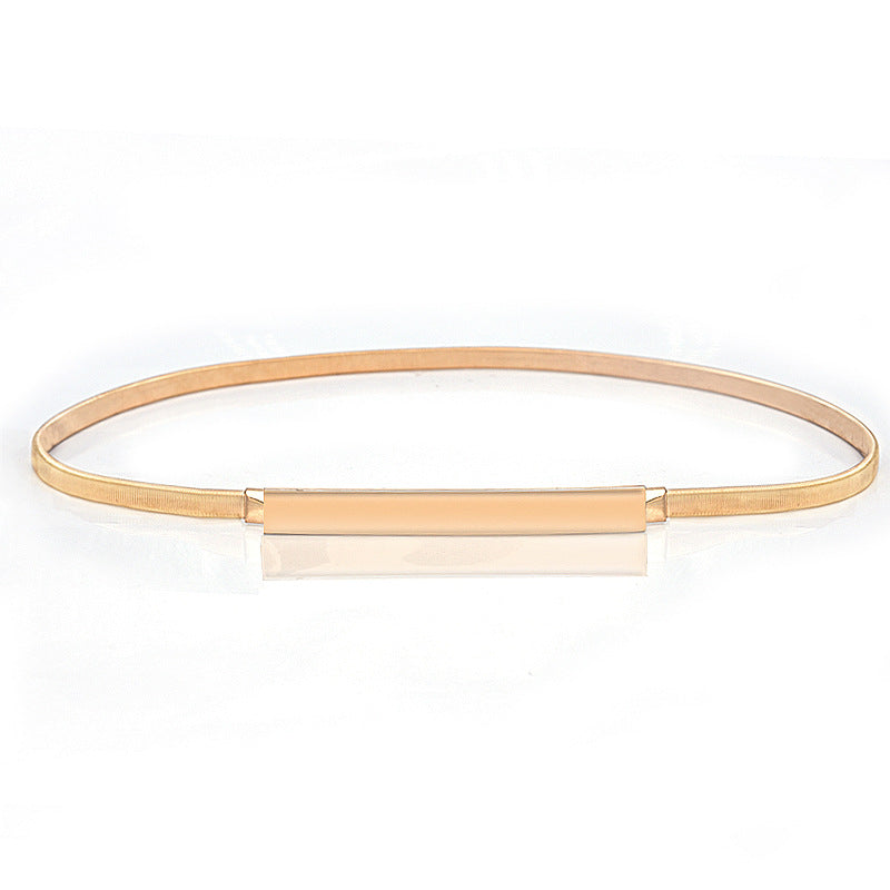 Elastic thin belt women