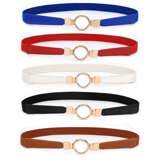 Belt Versatile Retro Narrow Waist Seal