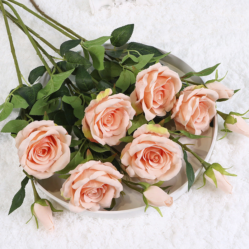 Simulation two roses