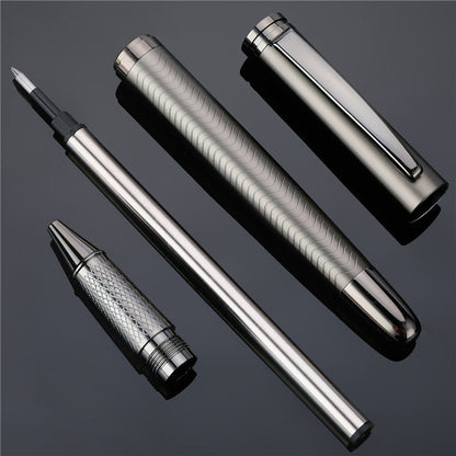 Black 0.5mm ballpoint pen/roller pen/metal signature pen