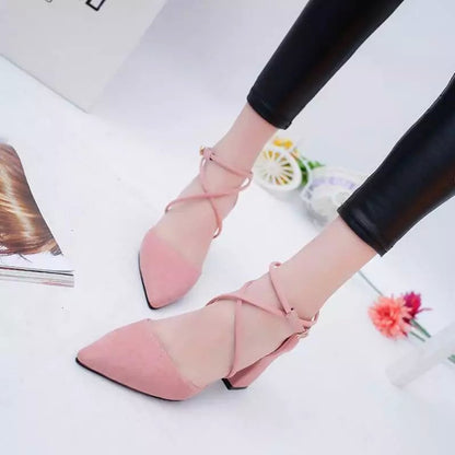 The new Korean version of pointed-toe women's shoes for spring and summer