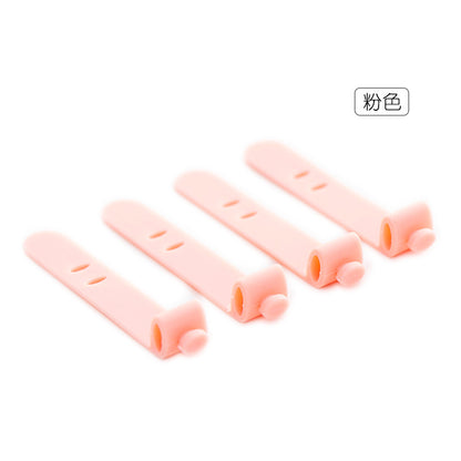 Silicone Anti-Lost Earphone Holder, Soft Cable Tie, Data Cable Organizer