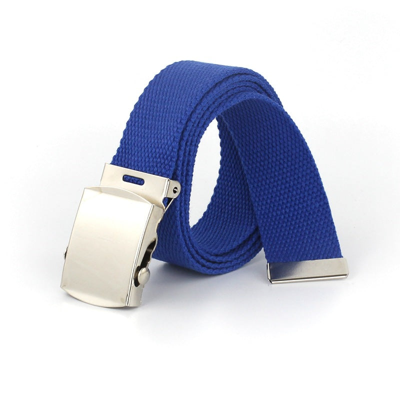 Fluorescent green canvas belt