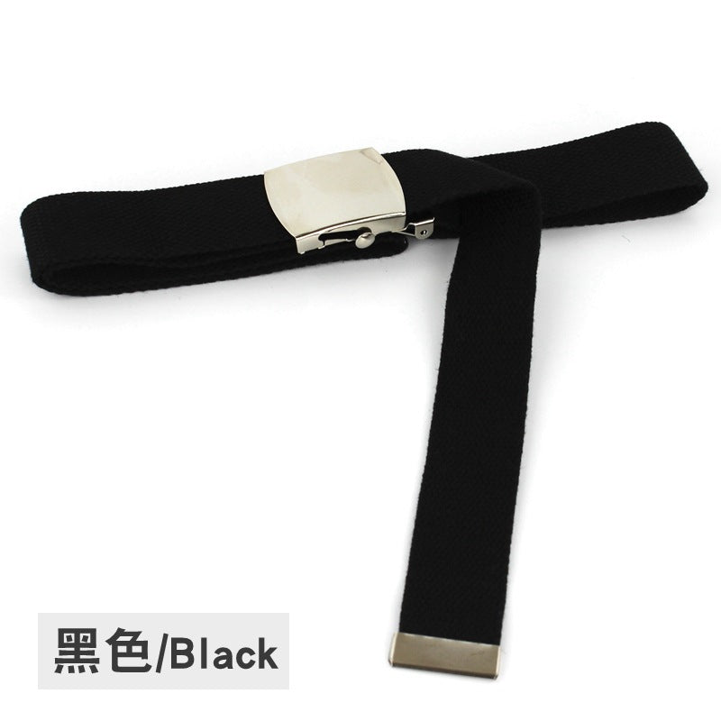 Fluorescent green canvas belt