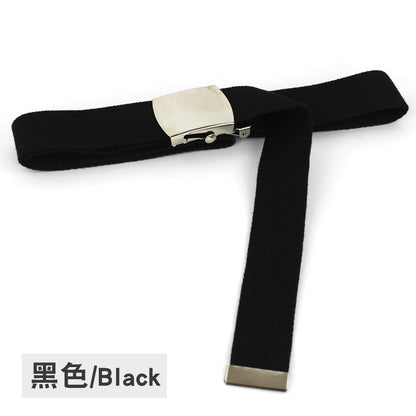 Fluorescent green canvas belt