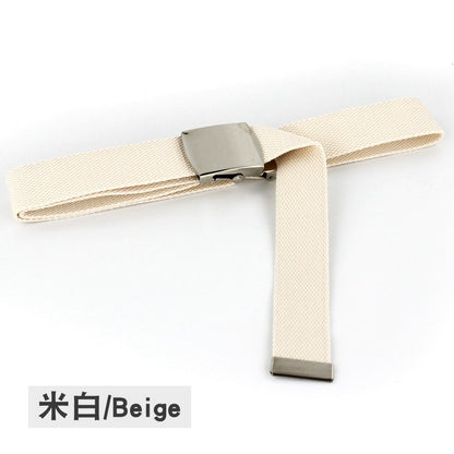 Fluorescent green canvas belt