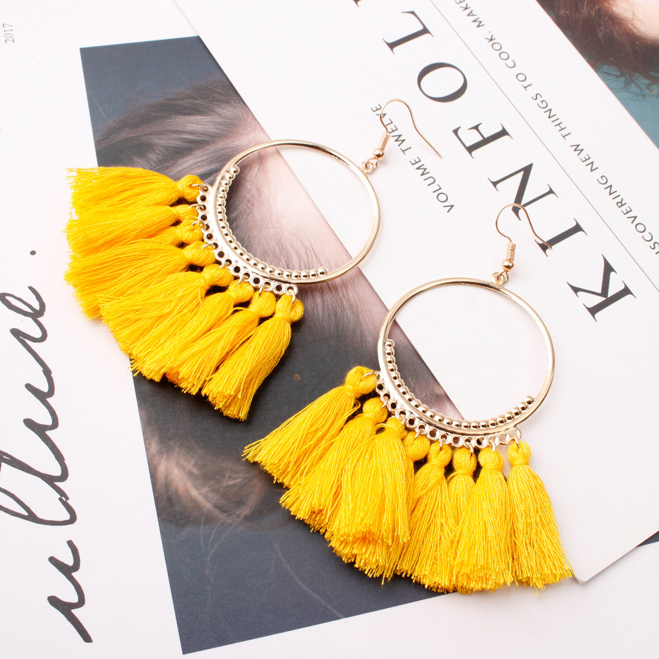fringed earrings