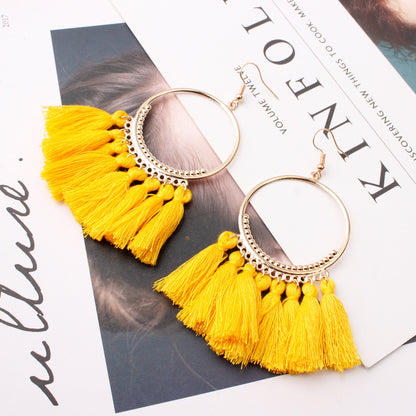 fringed earrings