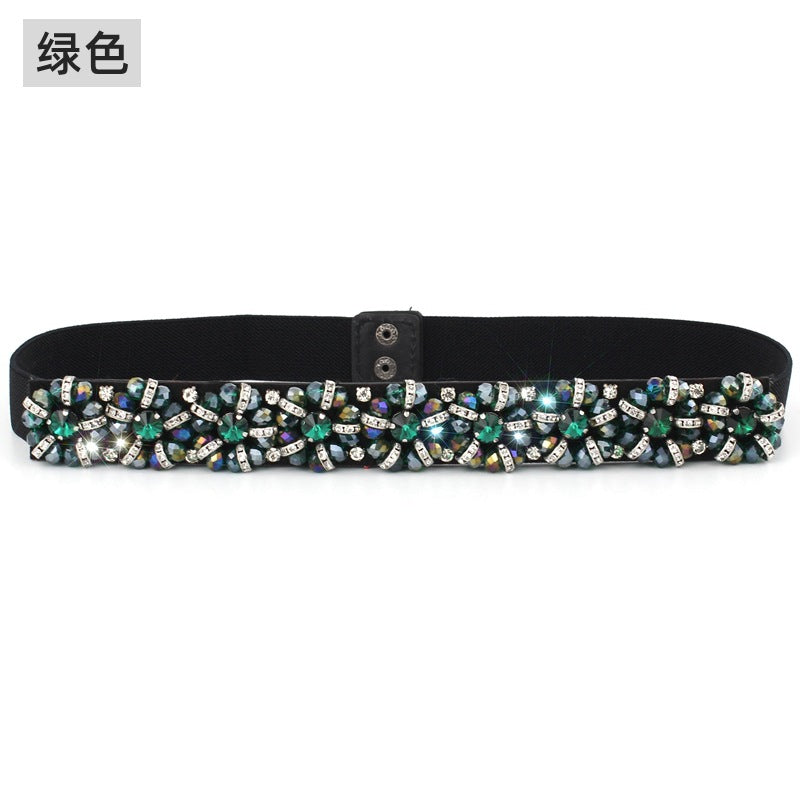 Crystal belt rhinestone purely handmade