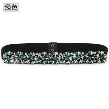 Crystal belt rhinestone purely handmade