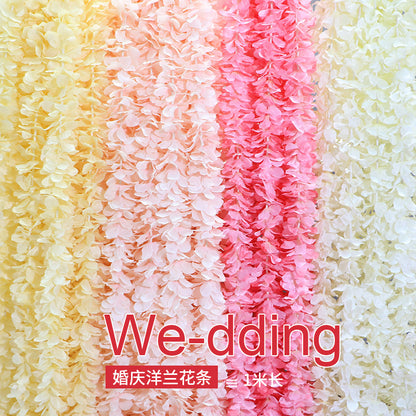 Orchid strip wedding flower strip orchid string artificial flower