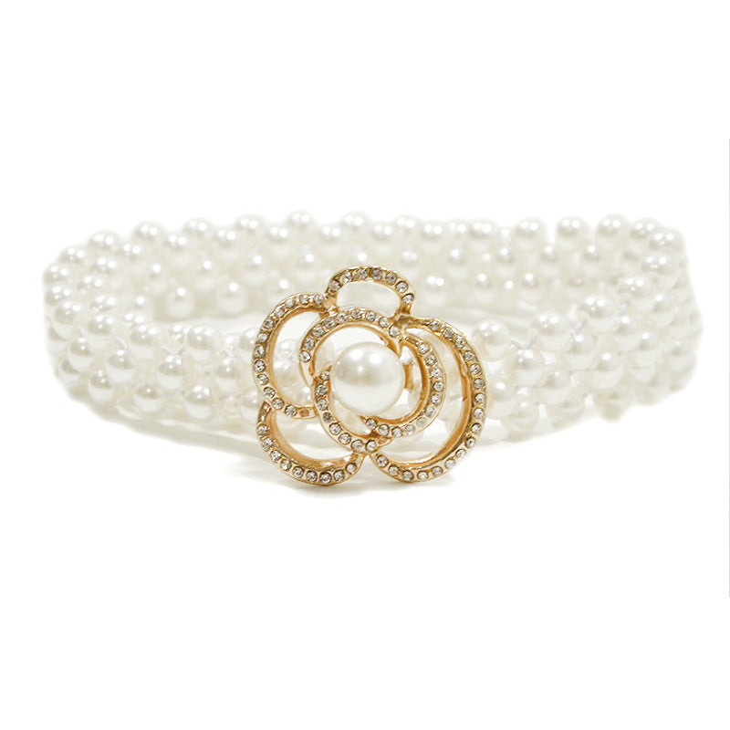 Fashion rhinestone inlaid women's decorative waist chain wholesale