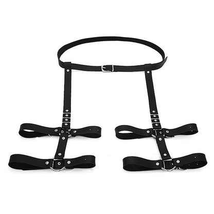 PU leather belt leg ring integrated