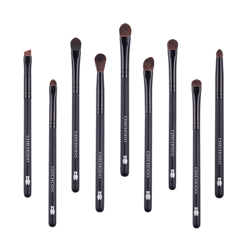9-Piece Pony Hair Eye Brush Set