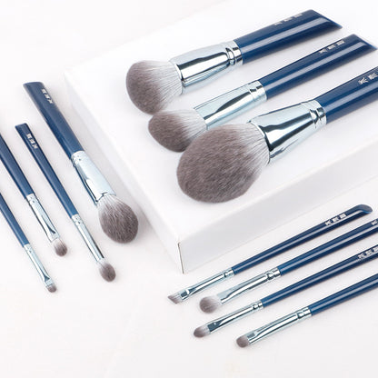 11-Piece Quick-Drying Synthetic Fiber Makeup Brush Set