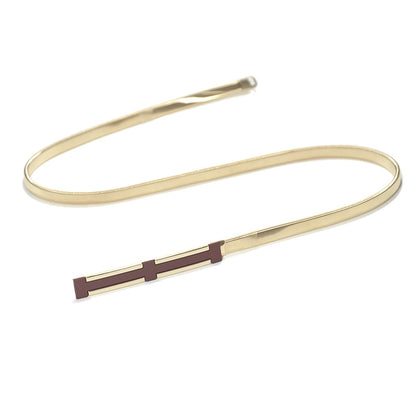 Cross paint elastic elastic chain waist chain