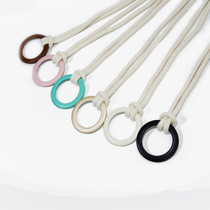 Cotton lint waist rope women's fashion