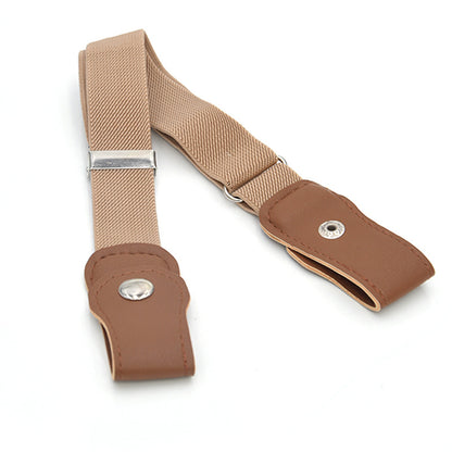 Elastic belt monochrome belt