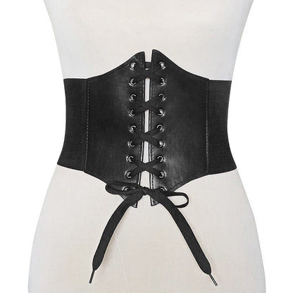 Plastic waist lace rivets