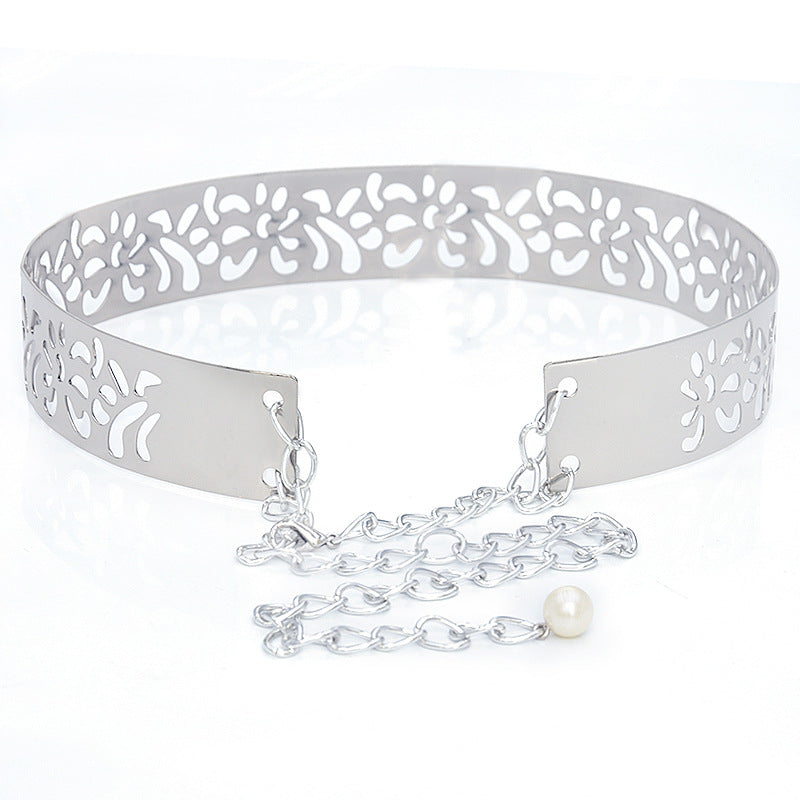 Gold high-end electroplated waist seal wholesale