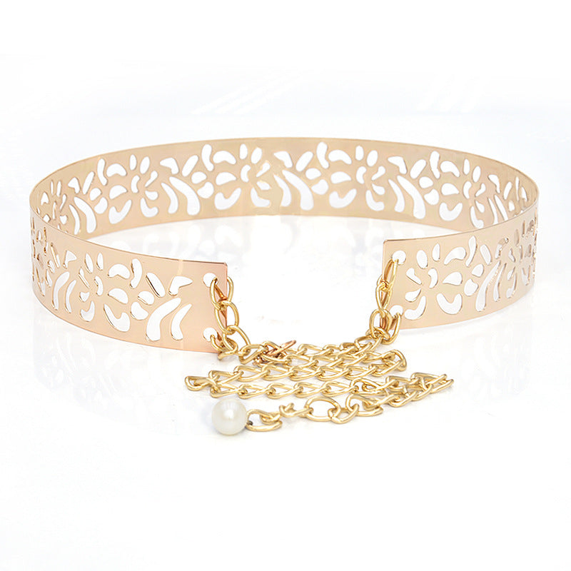 Gold high-end electroplated waist seal wholesale