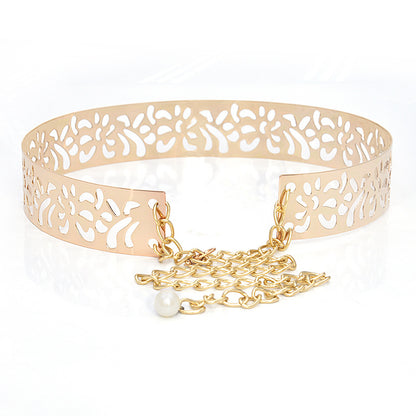 Gold high-end electroplated waist seal wholesale