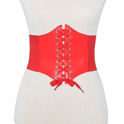 Plastic waist lace rivets